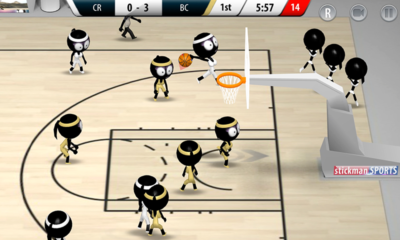 Stickman Basketball 3D 1.2.1. Скриншот 3