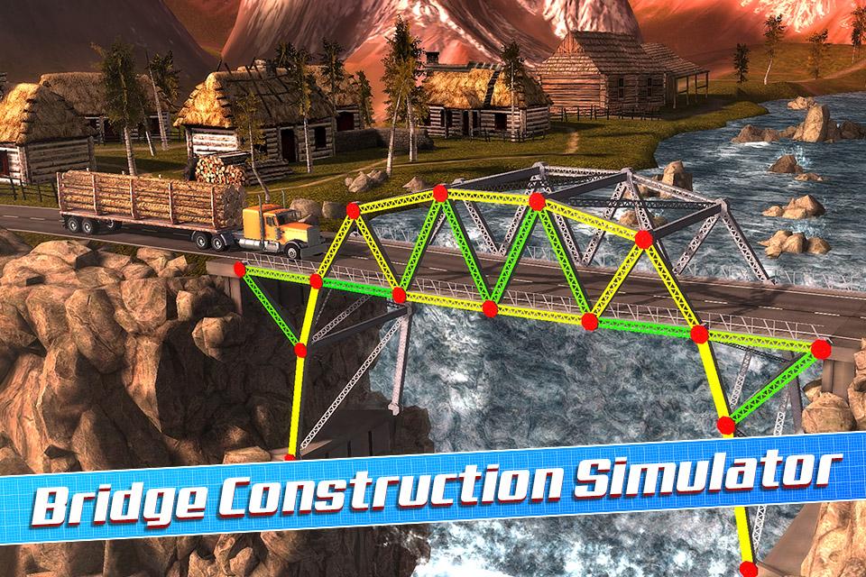 Bridge Construction Simulator 1.7.0. Скриншот 1