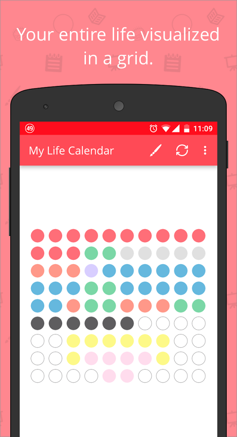 Life Calendar 1.4.5. Скриншот 1