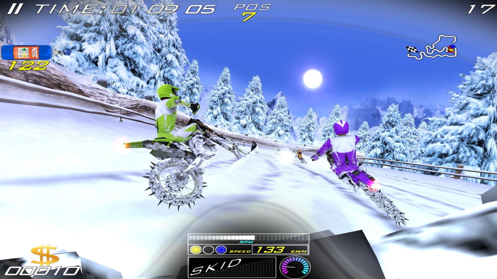 XTrem SnowBike 10.200. Скриншот 5