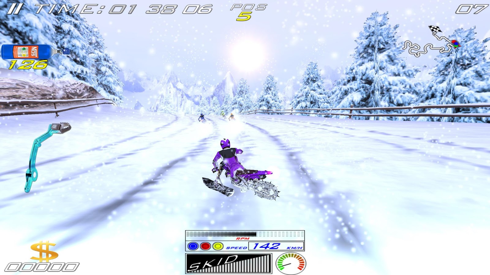 XTrem SnowBike 10.200. Скриншот 18