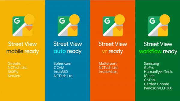 Google сертифицировала новые камеры для Street View