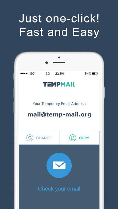 Temp Mail — Временная одноразовая почта. Скриншот 2