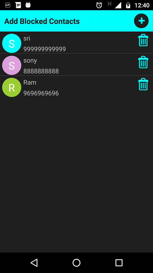 Caller Name Announcer 6.8. Скриншот 6