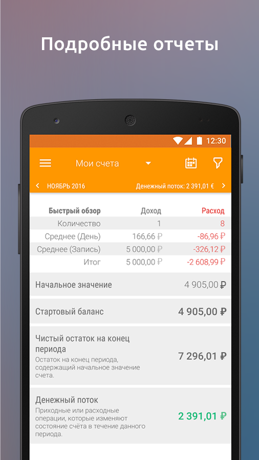 Wallet – финансы и бюджет 9.2.15. Скриншот 4
