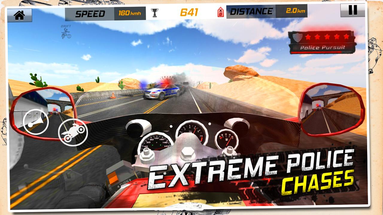 Traffic Rider: Highway Race 1.6. Скриншот 2