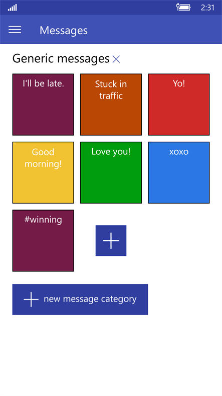 One Tap Messages 1.2.1.0. Скриншот 1