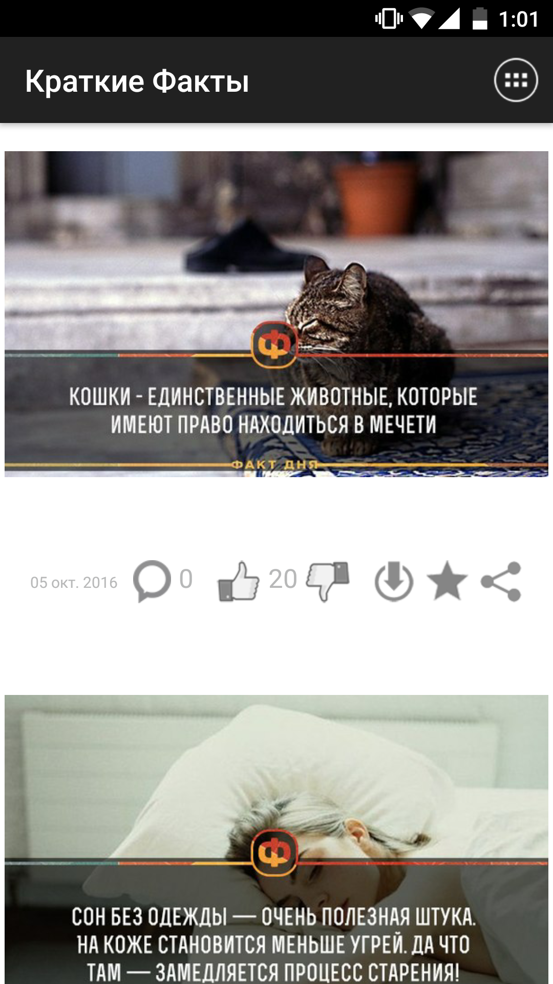 Краткие Факты 1.39. Скриншот 3