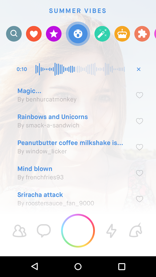 Dubsmash 6.6.0. Скриншот 1