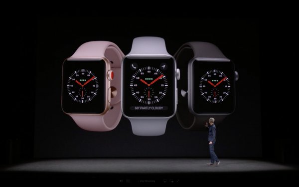 Apple представила Watch 3 — умные часы с LTE
