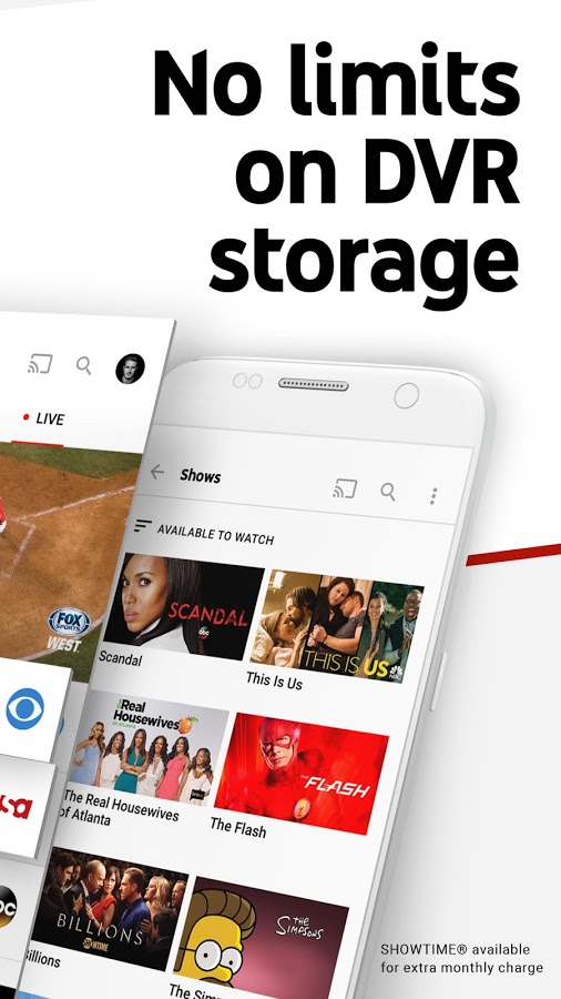 YouTube TV 10.14.0. Скриншот 1