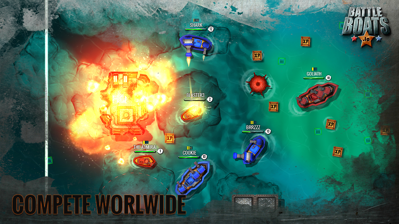 Battleboats.io 1.0.2. Скриншот 1