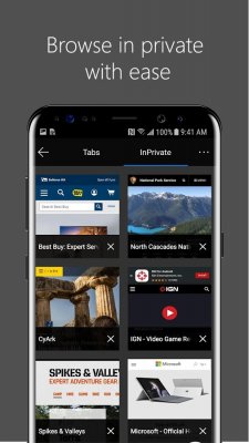 Бета Microsoft Edge уже доступна на Android