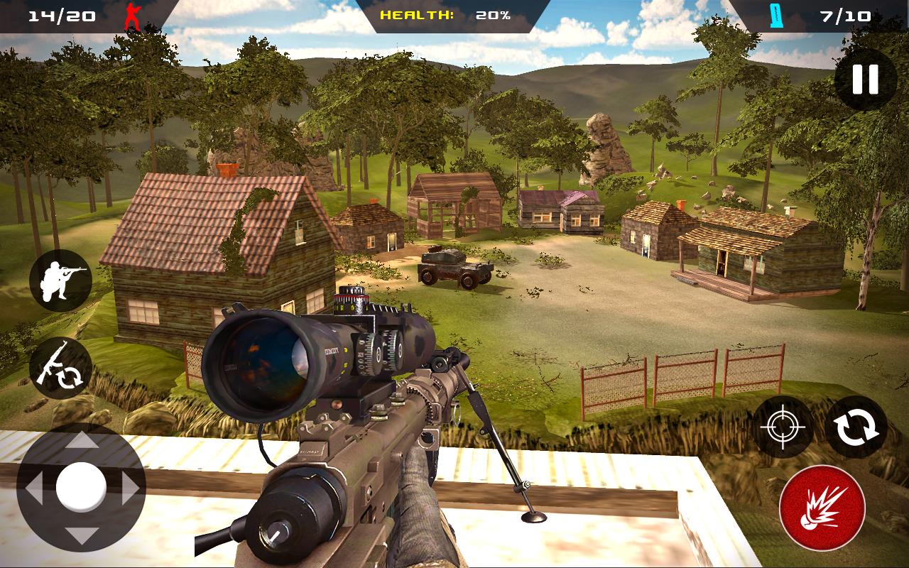 Sniper IGI Gun Shooting Games 1.5. Скриншот 1