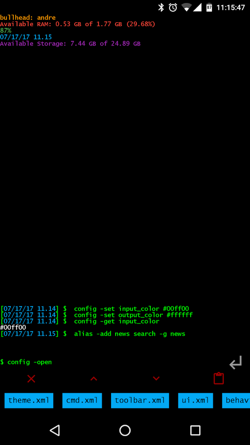 Linux CLI Launcher 6.15. Скриншот 3