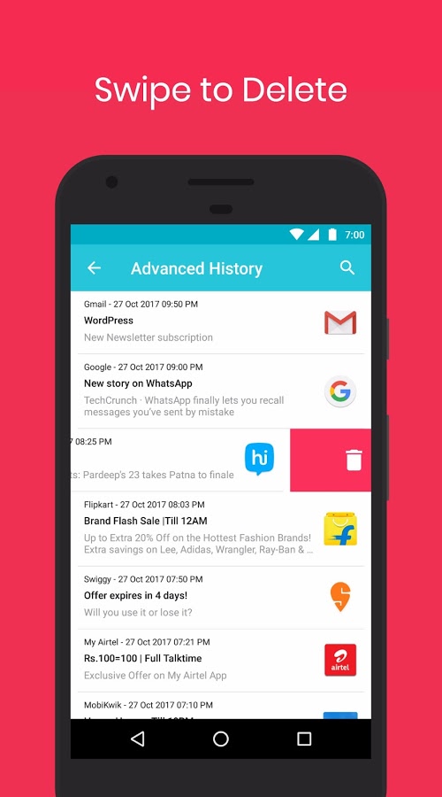 Notification History Log 16.3.10. Скриншот 4