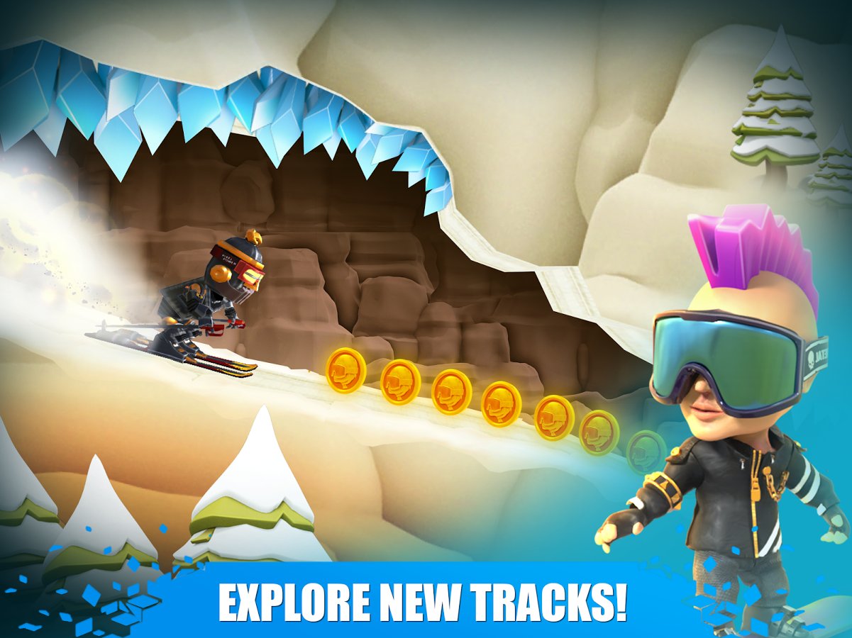 Snow Trial 1.0.67. Скриншот 3