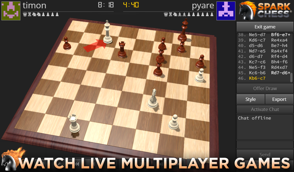 SparkChess 20.2.9. Скриншот 9