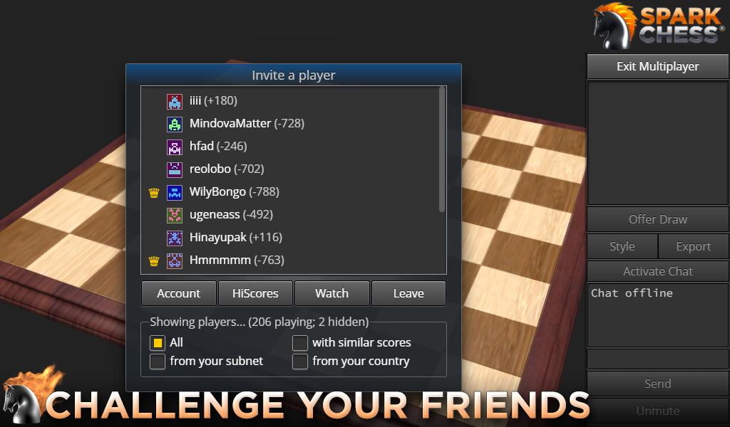 SparkChess 20.2.9. Скриншот 11