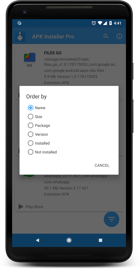 Apk Installer Pro 16.0.1. Скриншот 3