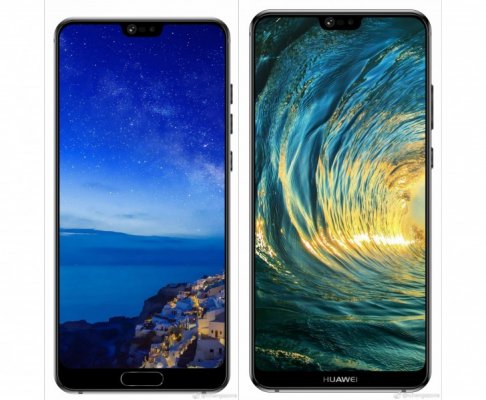 Huawei P20 с дизайном в стиле iPhone X появился на фото