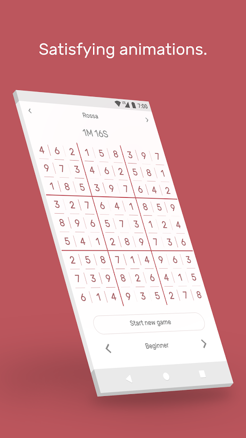Sudoku The Clean One 2.17.3. Скриншот 4