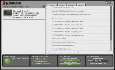 Обзор твердотельного накопителя Kingston A400 480 Gb — Особенности конструкции. 2
