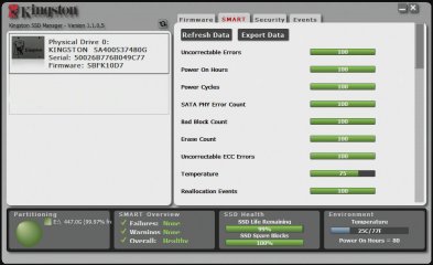 Обзор твердотельного накопителя Kingston A400 480 Gb — Особенности конструкции. 4