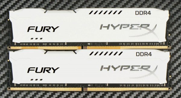 Пара белых: HyperX Fury DDR4-2133 32 Gb — Внешний вид. 2
