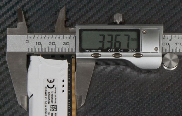 Пара белых: HyperX Fury DDR4-2133 32 Gb — Особенности конструкции. 3