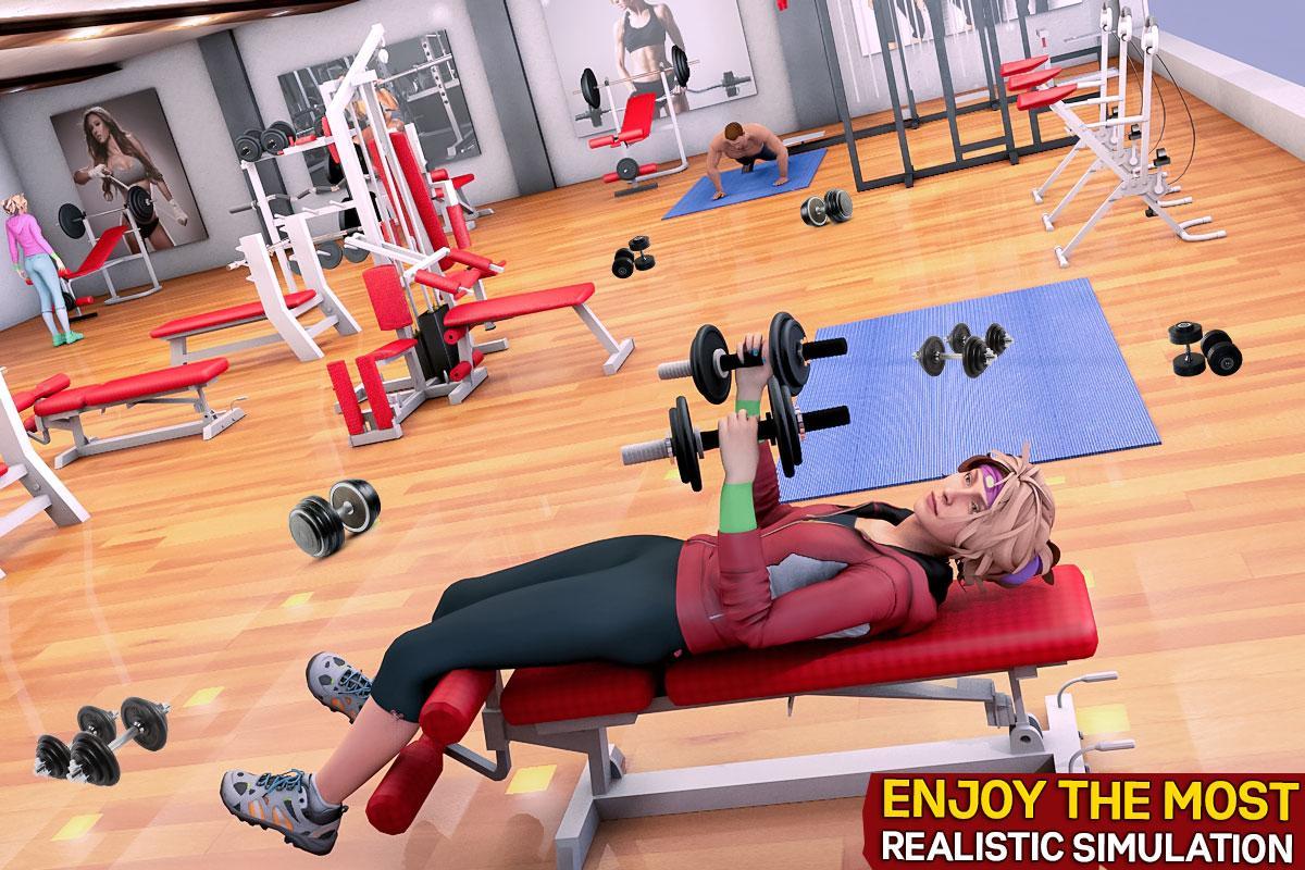 Modern Gym Simulator 1.3. Скриншот 2