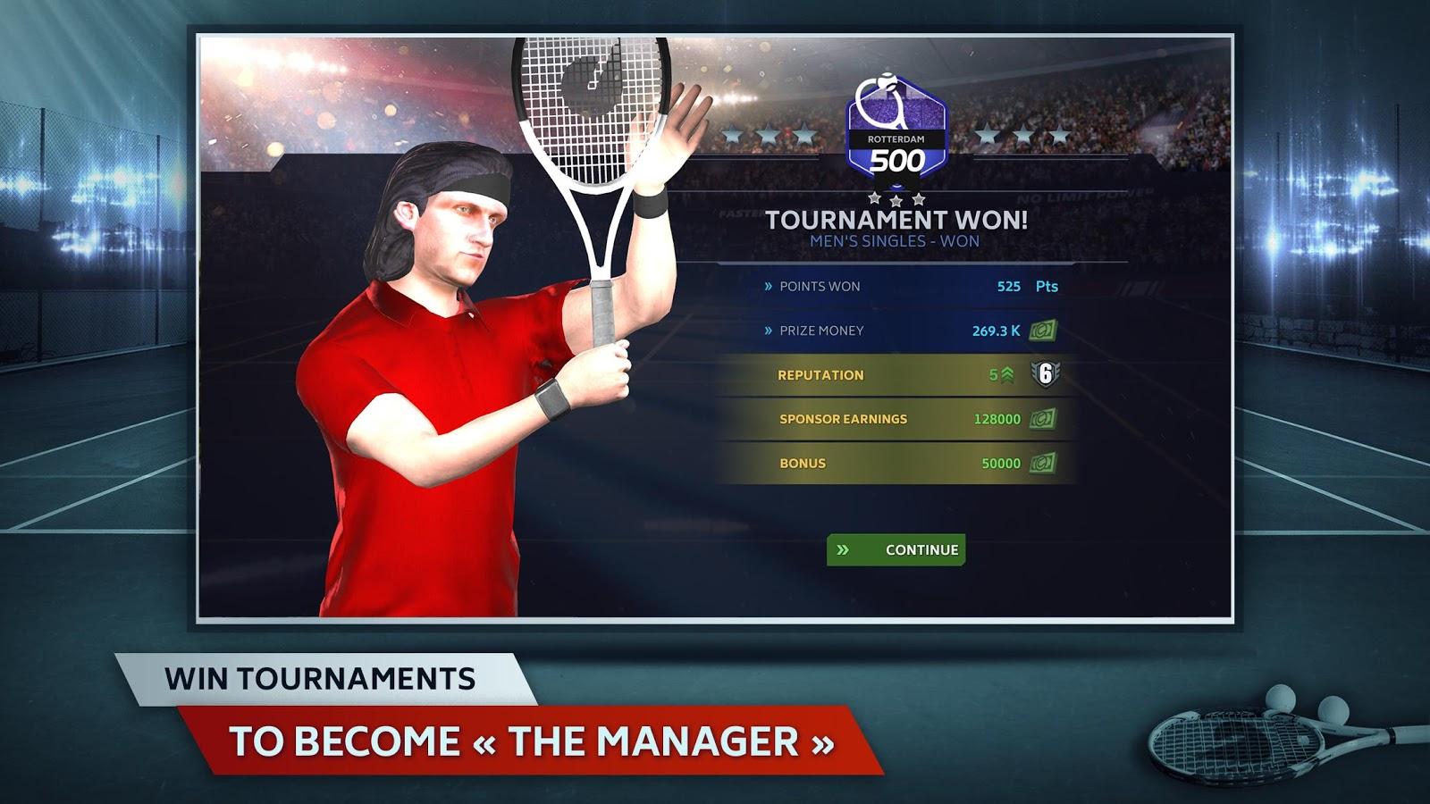 Tennis Manager Mobile 1.50.6068. Скриншот 7