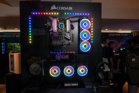 Corsair показала новые корпуса и ОЗУ с RGB на Computex 2018