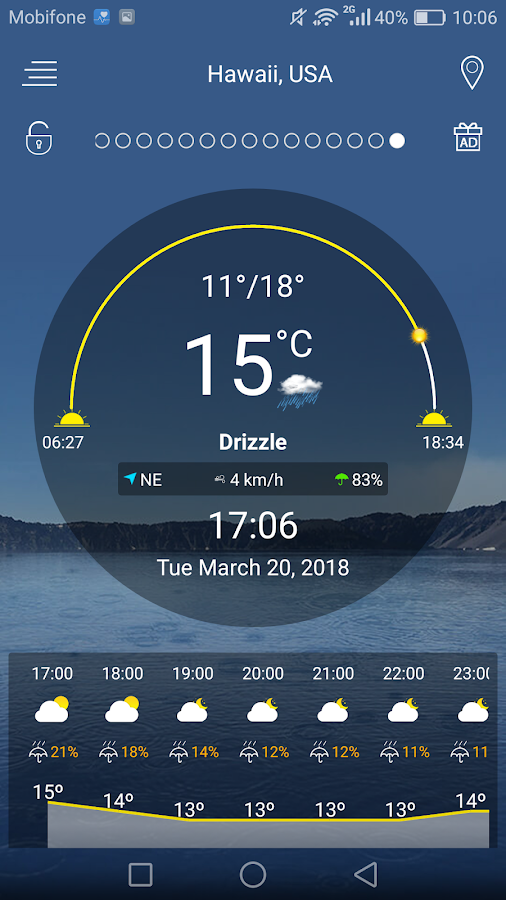 Weather Forecast Accu 1.102.447.01. Скриншот 1