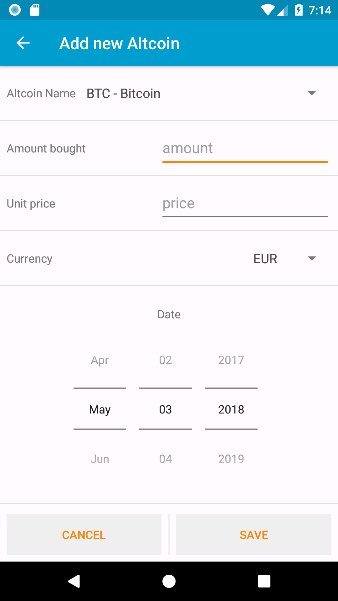 Altcoin Prices 1.7.4. Скриншот 3