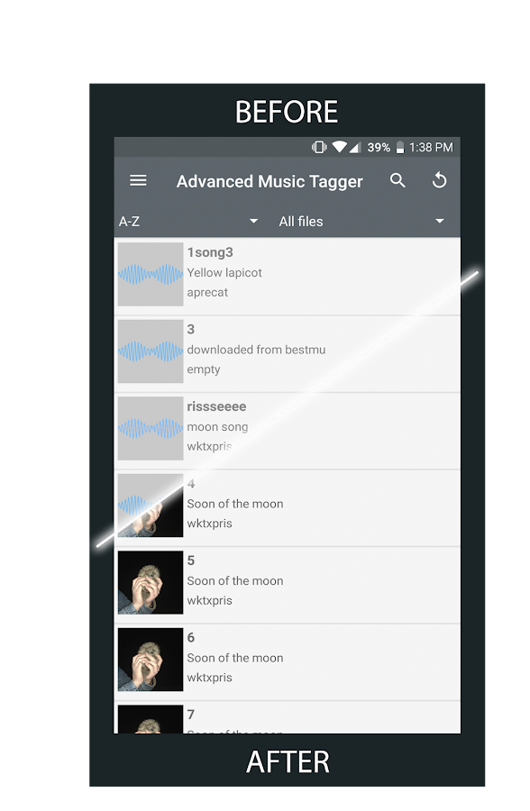 Advanced Music Tagger 0.9.1. Скриншот 1
