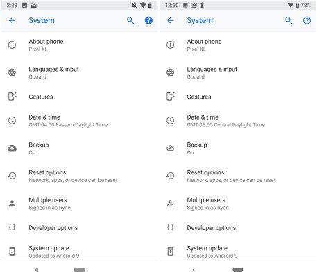 Вышла Android P DP4: изменённый стиль иконок и ручное переключение темы
