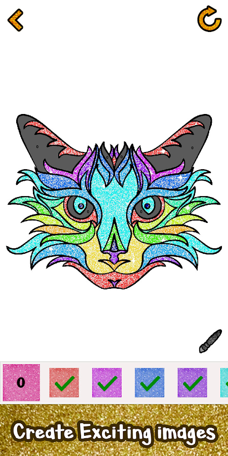 Glitter Color By Number 3.6. Скриншот 4