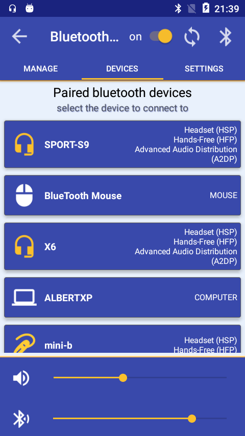 Bluetooth Audio Widget Battery 5.4. Скриншот 5