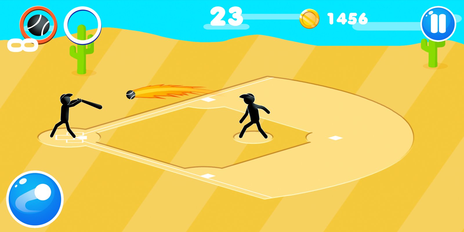 Stickman Baseball 1.22. Скриншот 6