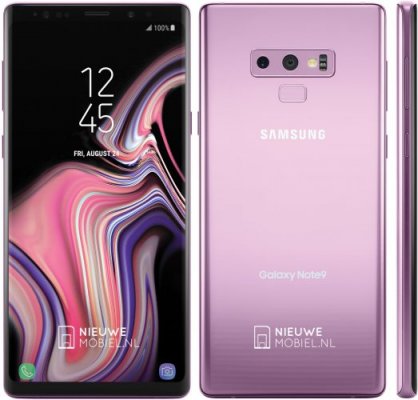 Samsung Galaxy Note 9 в новом цвете показался на рендерах