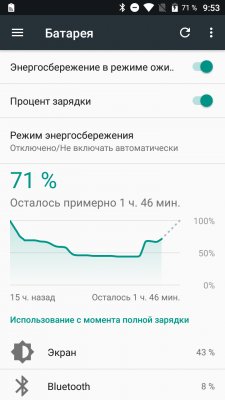 Обзор BQ Contact — NFC любой ценой — Автономность. 6