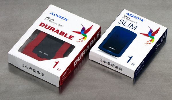 Просто и со вкусом: внешние накопители ADATA HD330 и HV300 — Внешний вид. 1