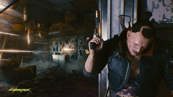 Киберспортсмен улучшает стрельбу в Cyberpunk 2077