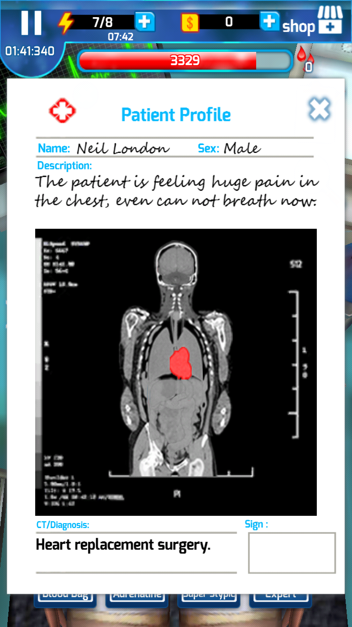 Surgery Master 1.20. Скриншот 4