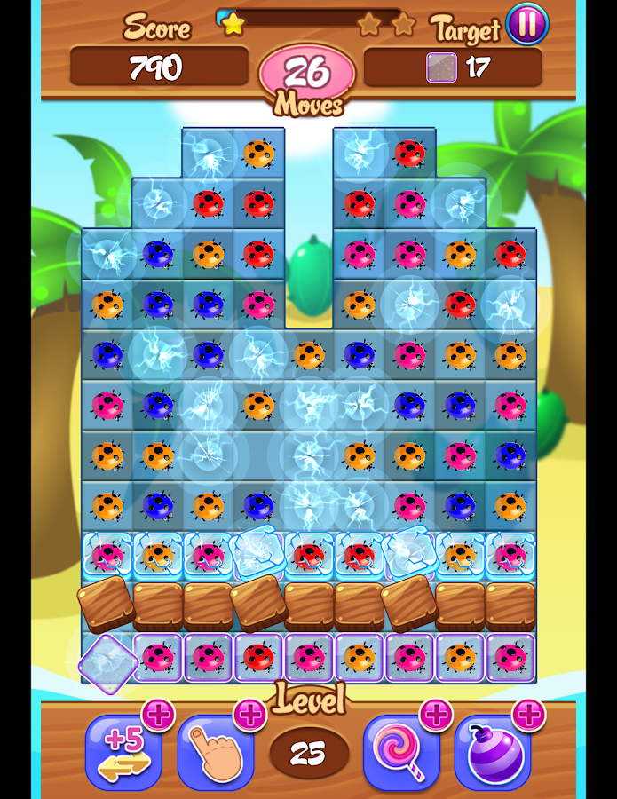 Ladybug Match 3 Miracle Kids 1.3. Скриншот 17